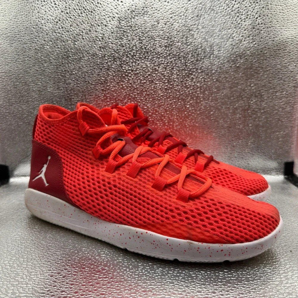 Size 10.5 Jordan Reveal Infrared White Gym Red Mens Running Shoes 834064-602